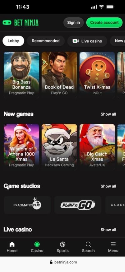 Betninja casino in United Kingdom