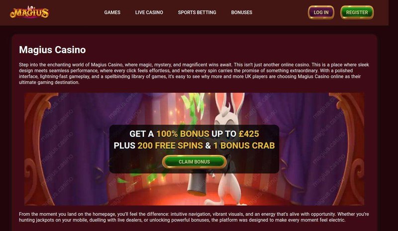 Unlock the Thrill of Magius Casino on Android and iOS Devices UK - overview